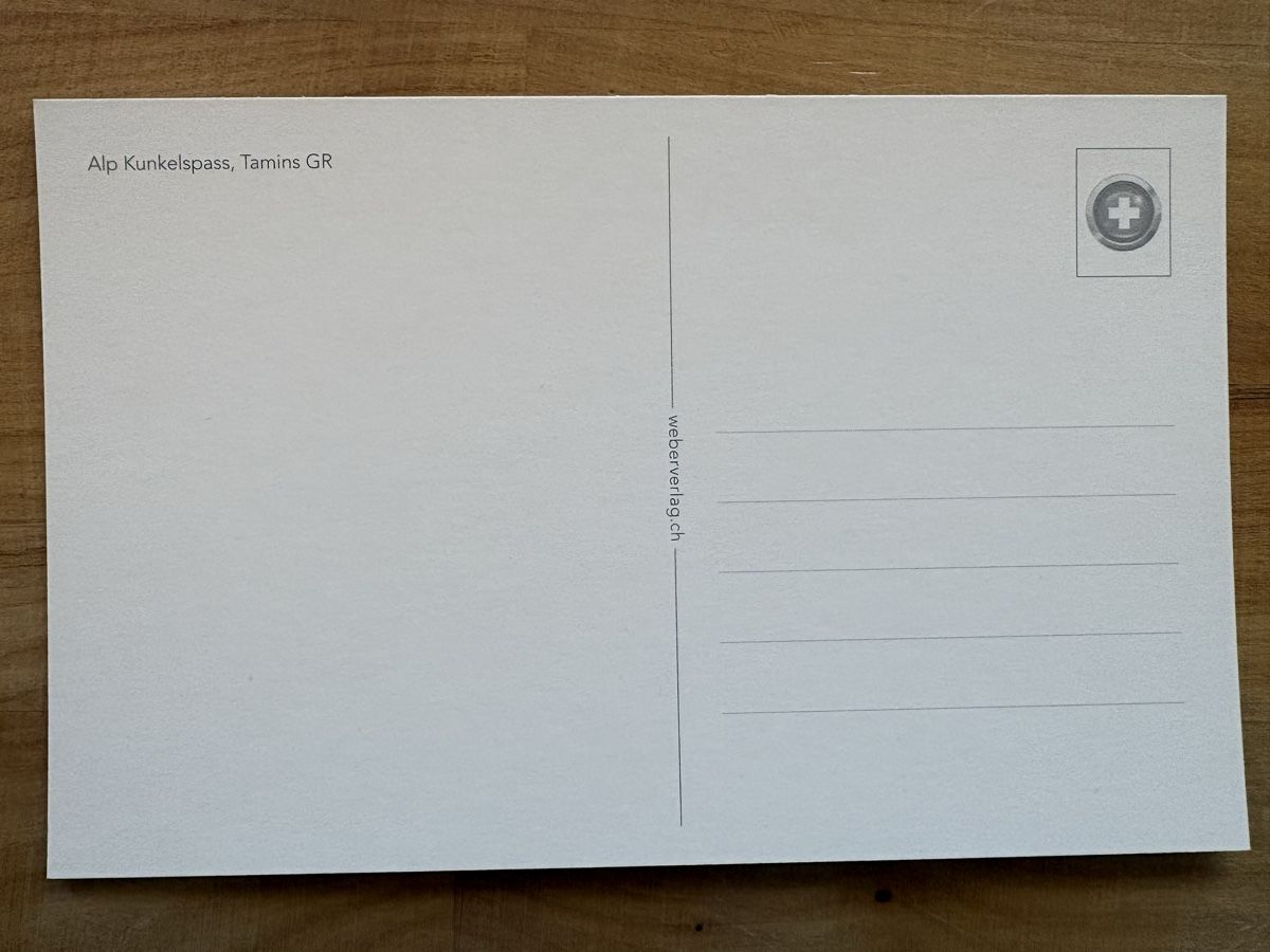 Cartoline postali: AK von Kunkelspass Tamis – Nuovo (secondo la descrizione) da Rümlang venduto da Kartenpost1 1