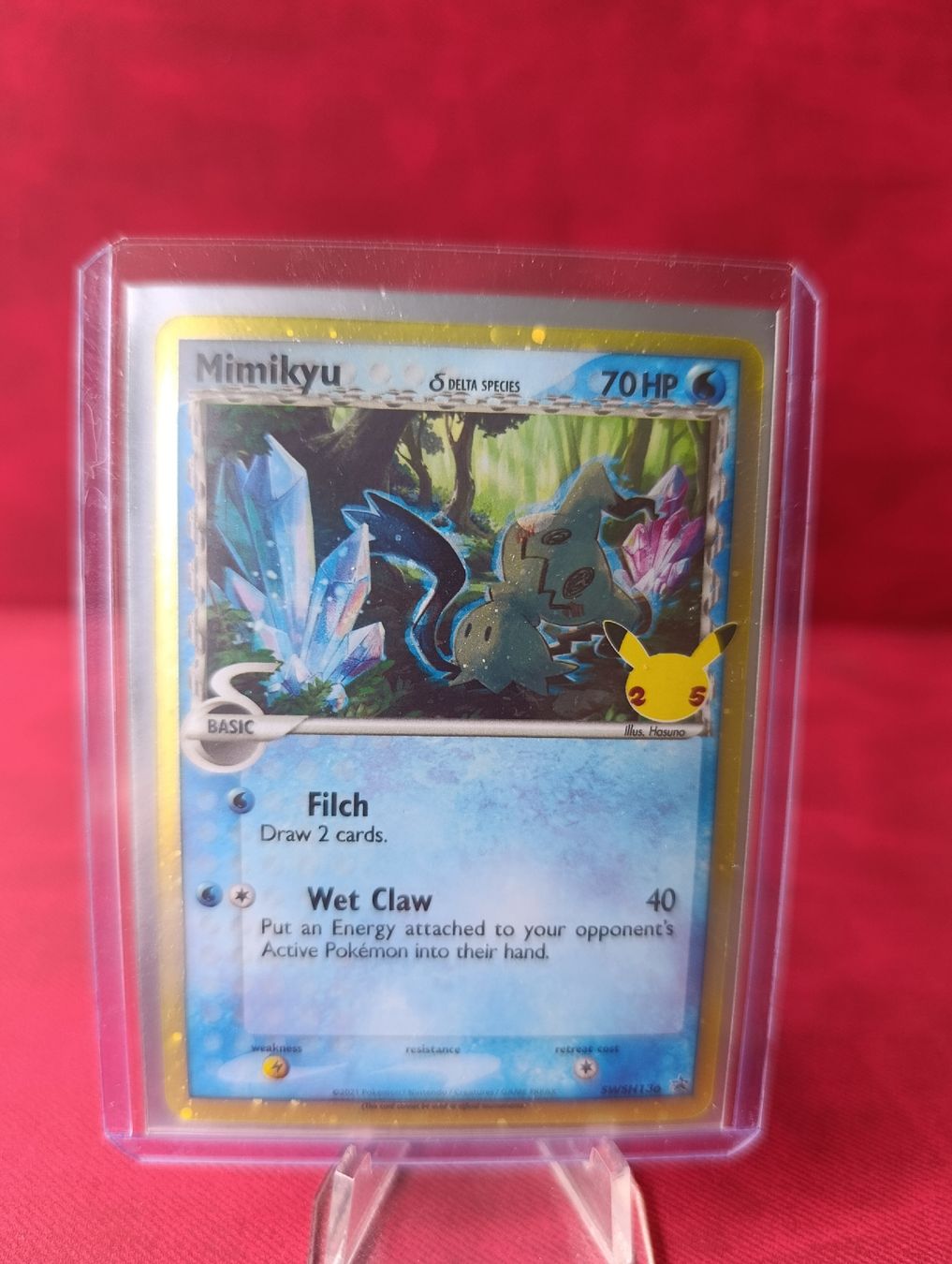 Pokémon Carte collezionabili: Carte Pokémon Mimikyu Sword Shield Promo – Usato da Yverdon-les-Bains venduto da cashkiller