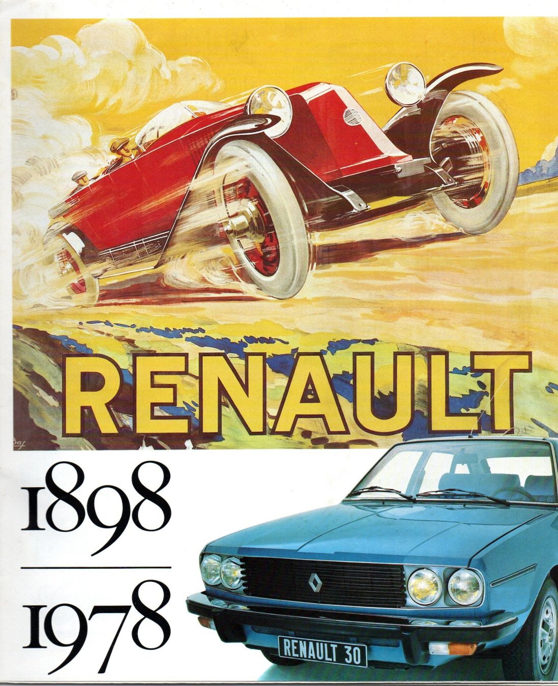 Renault Automobili: Renault 1898 bis 1978 - Jubiläums-Prospekt – Nuovo (secondo la descrizione) da Malans GR venduto da Chueche427