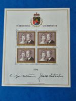 Briefmarkenbogen Fürstenpaar FL 1974 postfrisch