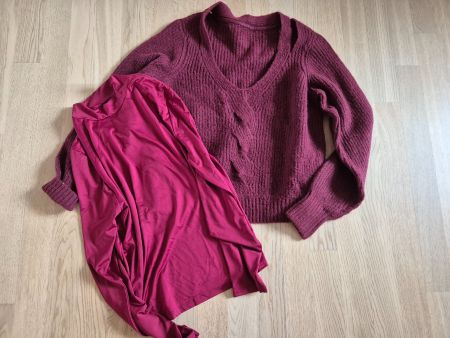 Damen Oberteile Set Rubinrot Grösse 40/42 guter Zustand