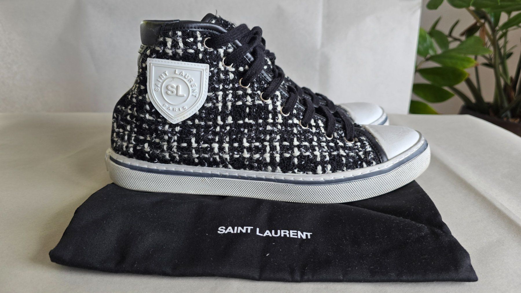 Saint Laurent Scarpe da donna: Saint Laurent Bedford Mid Top Sneaker – Usato da Uster venduto da proshka74 1
