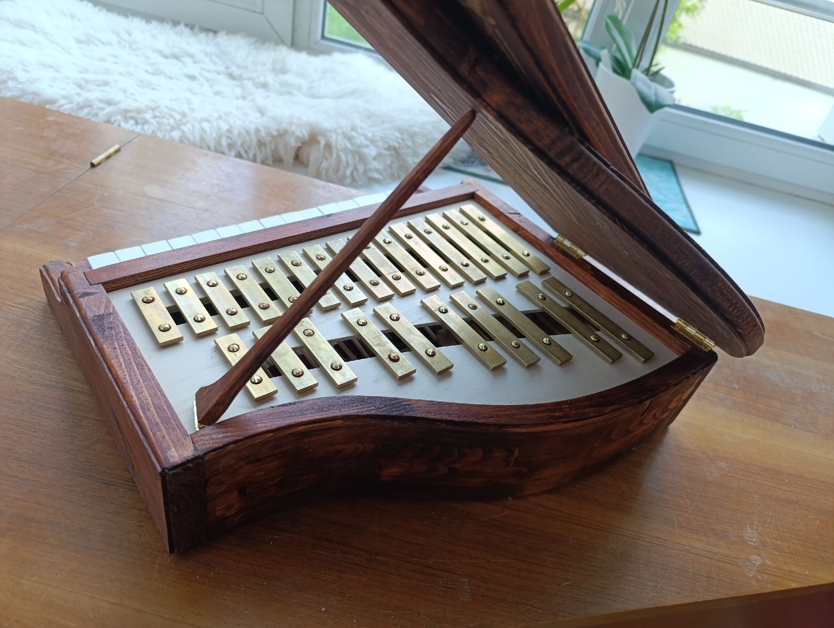 Strumenti musicali: Tastenglockenspiel aus Holz 2 Oktaven – Nuovo (secondo la descrizione) da Herisau venduto da kjs_lcs6 4