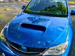 Motorhaube Impreza GH GR GV blau