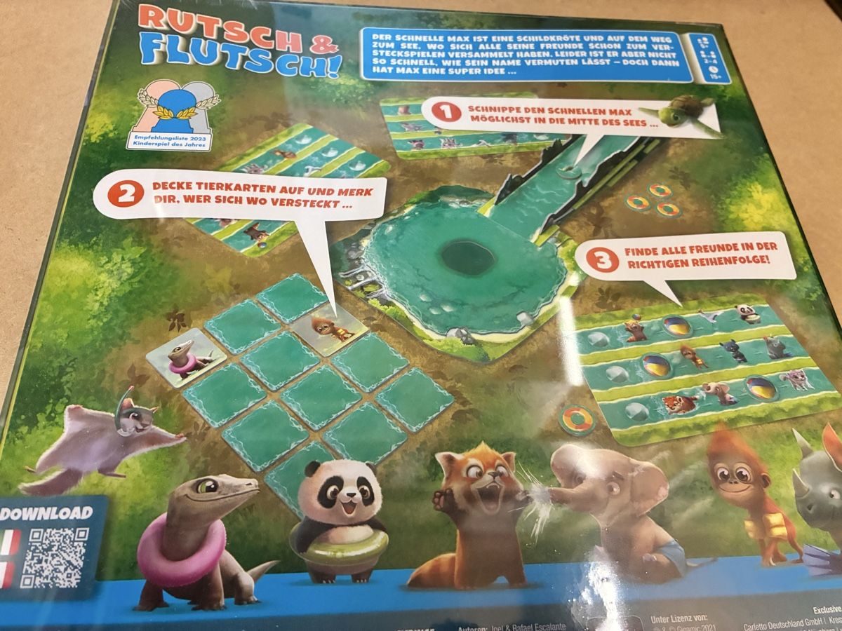 Giochi: Rutsch & Flutsch Spiel – Nuovo e nell'imballaggio originale da Hondrich venduto da sigmaster 1