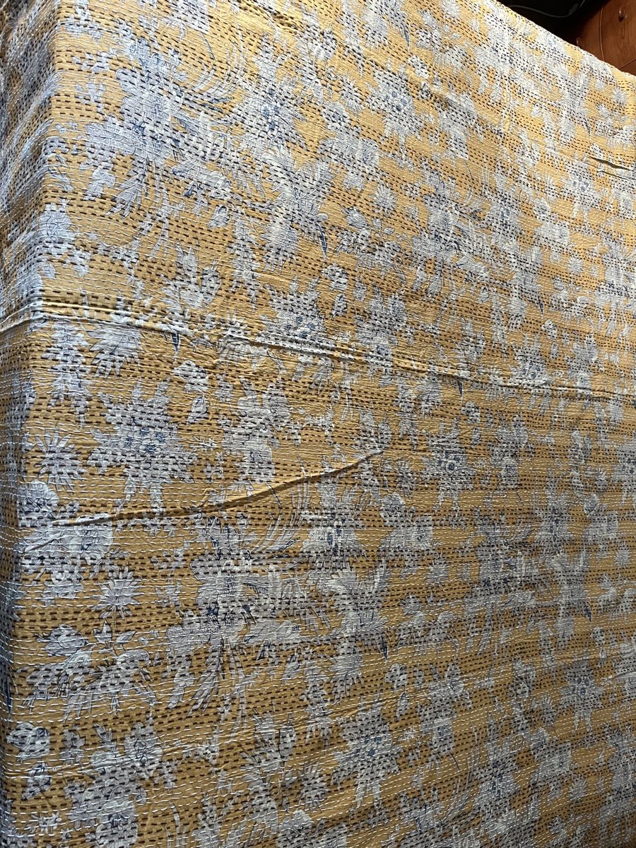 Betten: Indian Cotton Kantha Quilt Queen Bed Bedspread – Neu und originalverpackt aus Chiasso von Pat_chuli 1