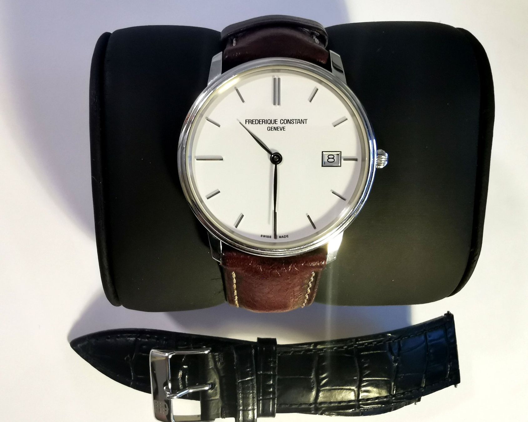 Frederique Constant Orologi: Frederique Constant Slimline Quarz – Usato da Wangen ZH venduto da fortefortissimo
