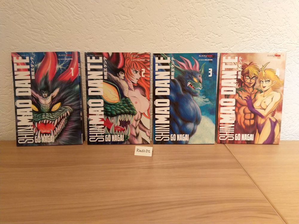 Manga FR Go Nagai Intégrale Shin Maô Dante 1 à 4. NEUFS (Neuf (Voir ...