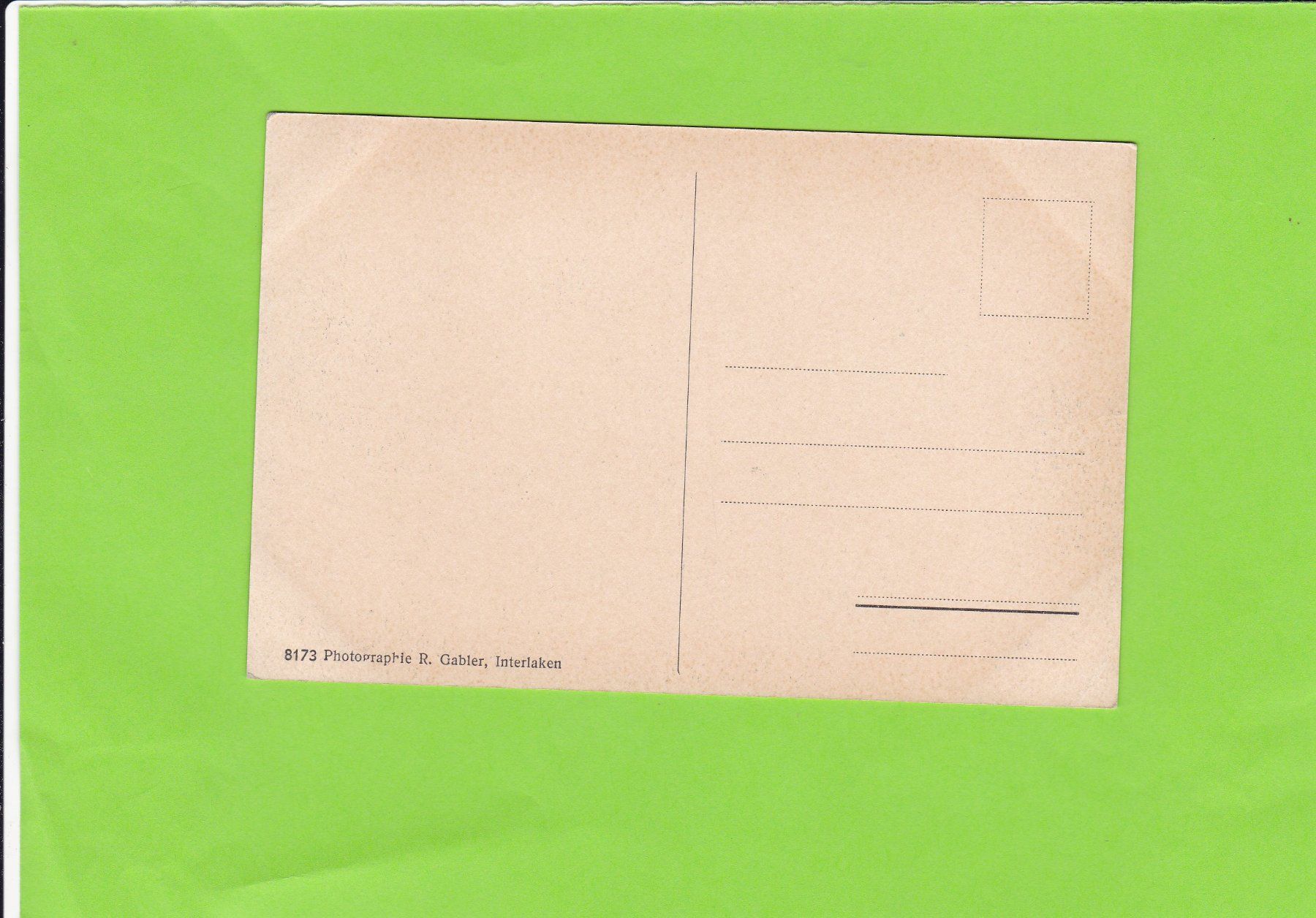 Cartoline postali: Berner Oberland – Usato da St. Peterzell venduto da neckertal 1