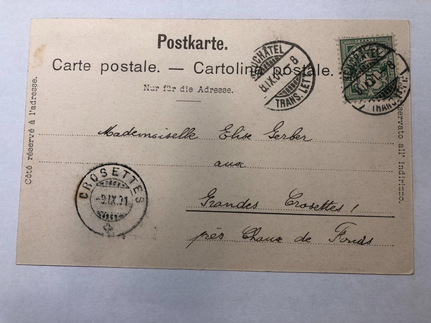Cartes postales: Neuchatel - Les Sablons et le Plon  - Train – D'occasion à Pfäffikon ZH par Waltoversand 1