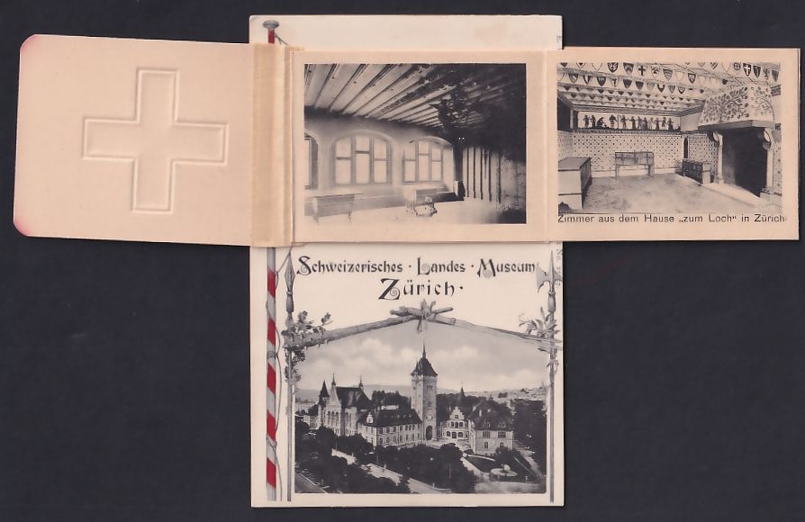Cartes postales: Leporello-AK Zürich, Schweizerisches La – D'occasion à Berlin par bartko-reher