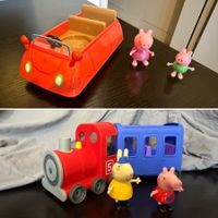 Peppa Pig Toy Bundle: Car & Train & Figures!