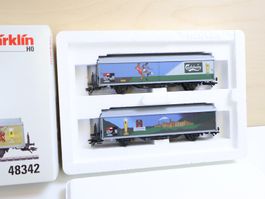 Märklin SBB Schiebewandwagen Set 48342 - Feldschlösschen &Co