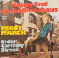 Vinyl Single Peggy March - Happy End im Hofbräuhaus
