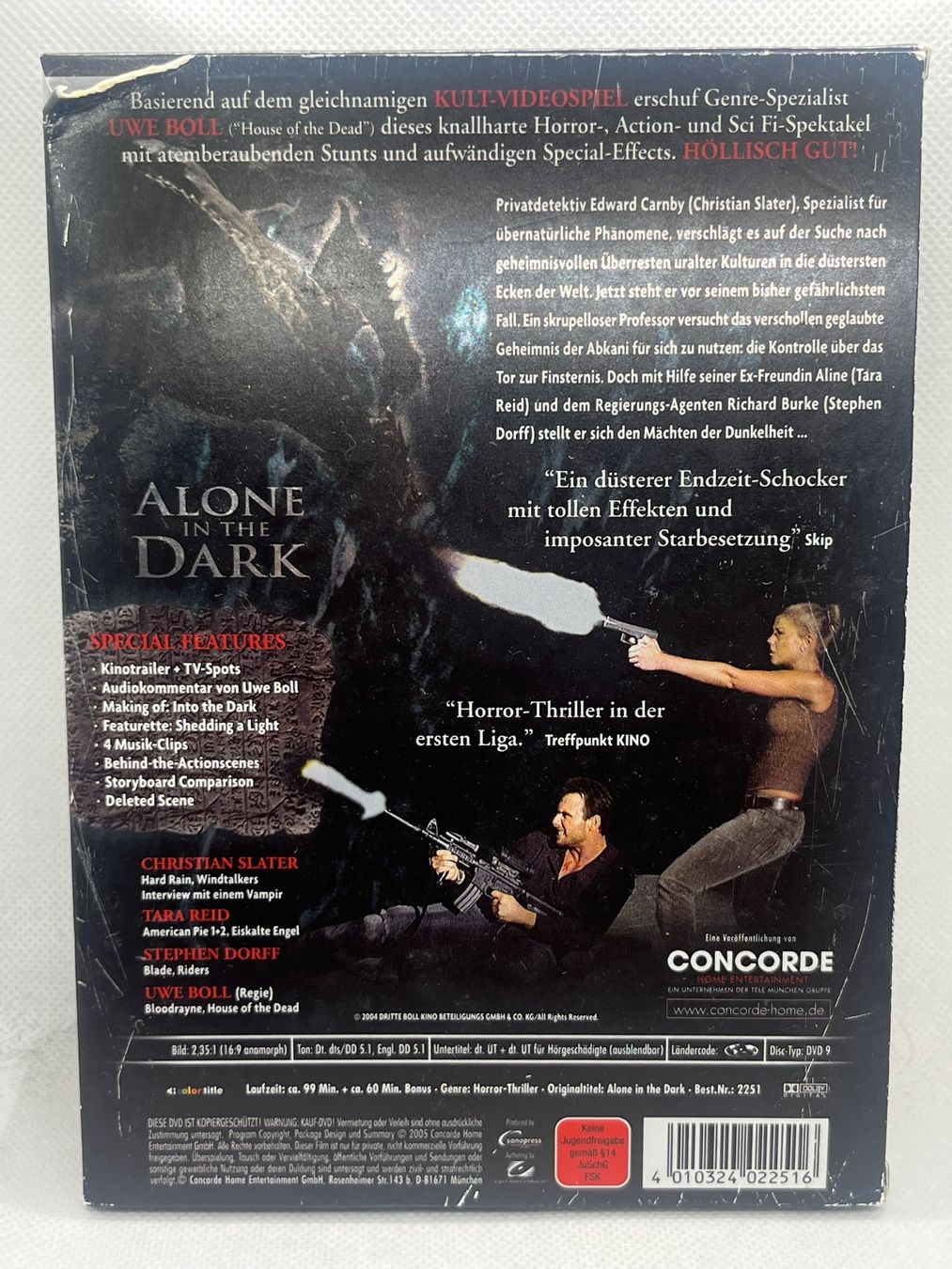 Alle DVDs: DVD Alone in the Dark Director’s Cut – Gebraucht aus Hinterkappelen von Kim1992 1