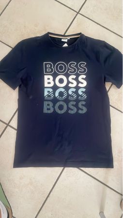 Original Hugo Boss T-Shirt, Dunkelblau, Gr.16 Neu