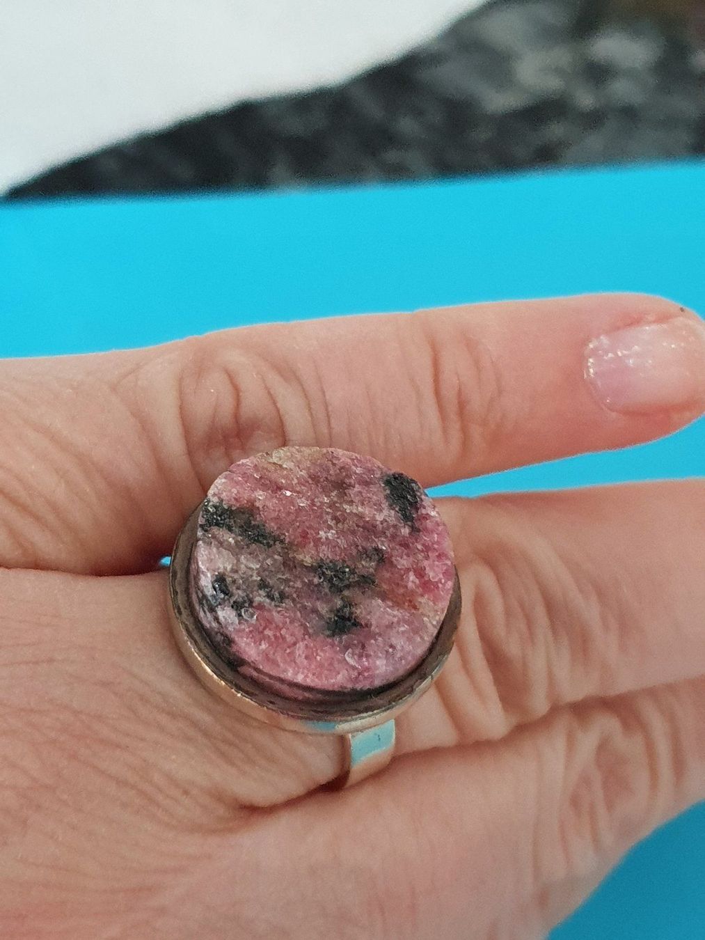 Anelli: Silberring mit Stein – Usato da Riazzino venduto da RagusaM 2