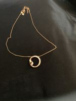 Collier Swarovski doré avec pendentif, état neuf ✨