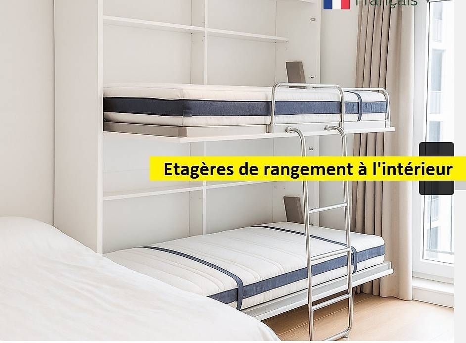 Letti: Lit à étages escamotable 90 x 200 cm – Nuovo e nell'imballaggio originale da Lausanne venduto da casa56 1