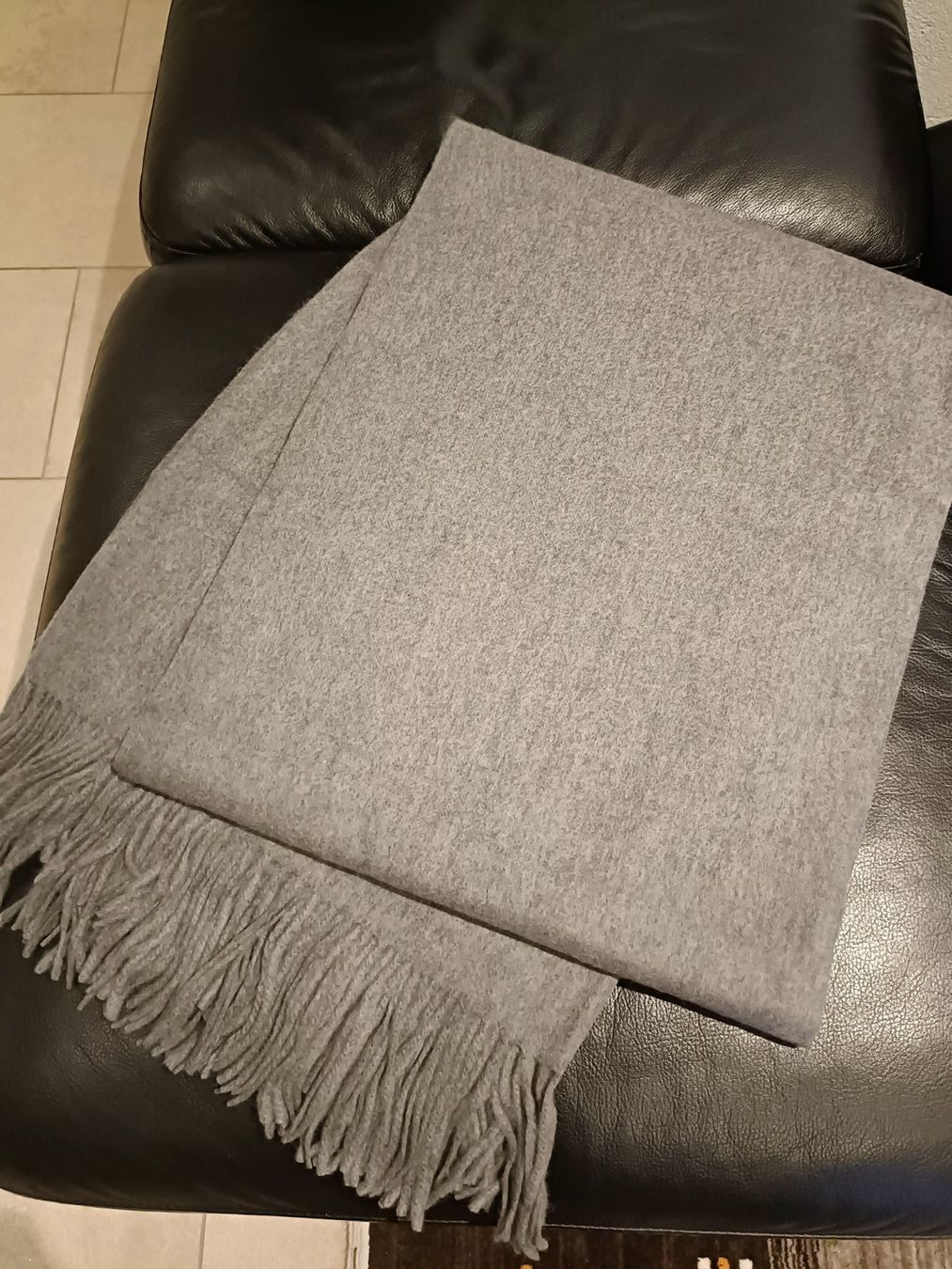 Coperte: 100 % Cashmere Decke hellgrau – Nuovo e nell'imballaggio originale da Grabs venduto da cmbo79 1
