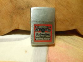Zippo Feuerzeug Budweiser Motiv - Sammlerstück Rarität!