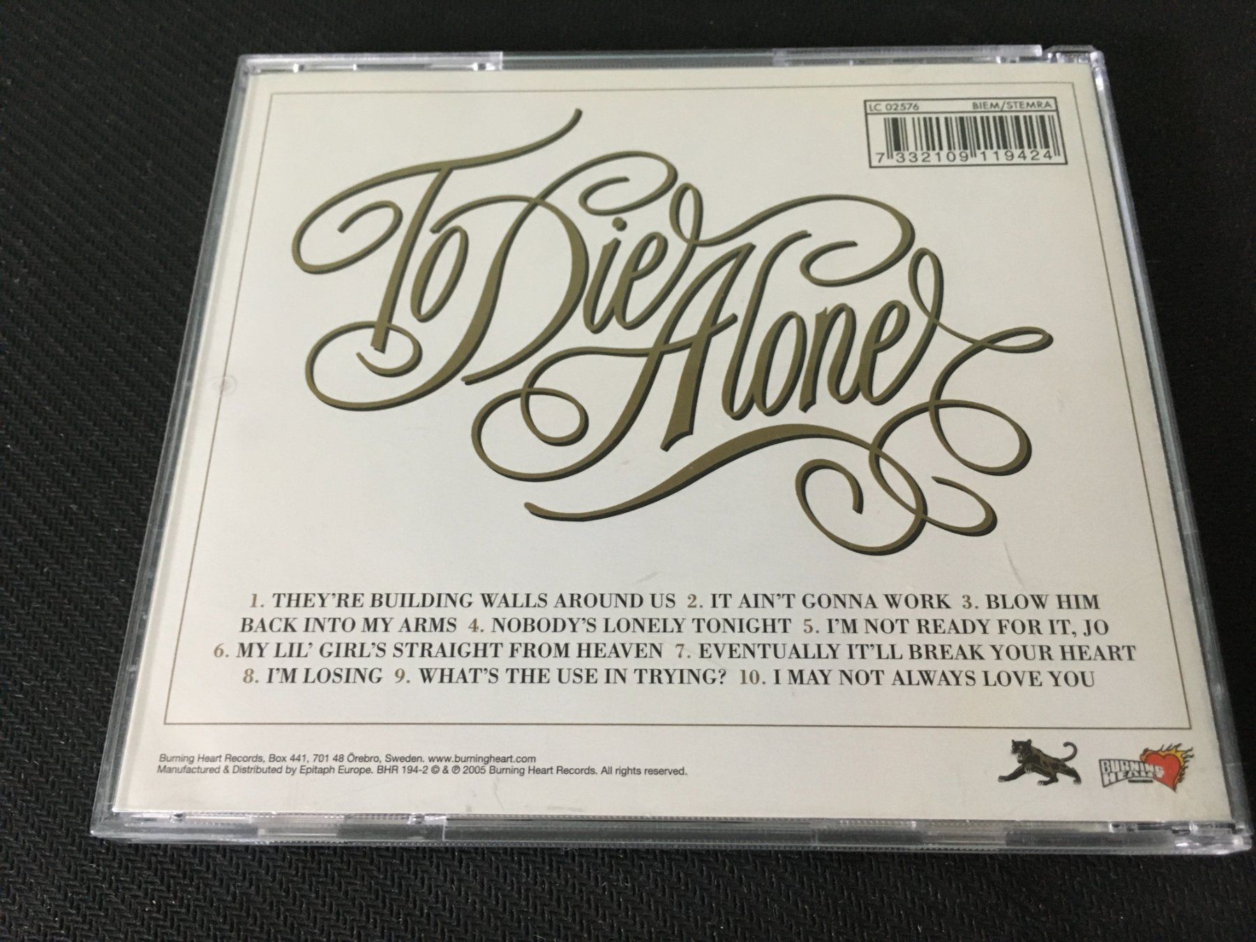 CD: Moneybrother - To die Alone -CD- – Usato da St.Gallen venduto da MedienJoe 2