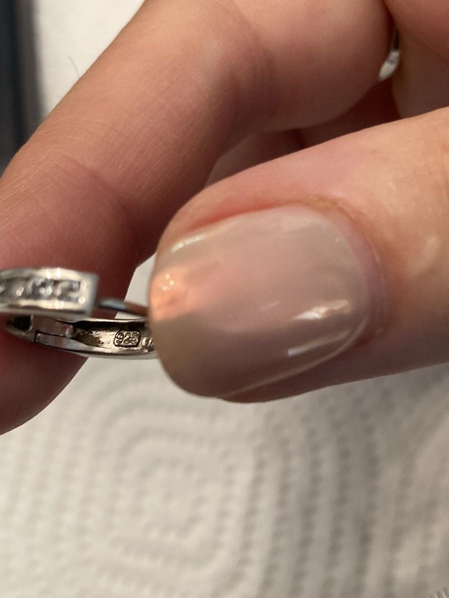 Sonstiger Schmuck: Set Silber Ring Gr 52 und Creolen 1.5cm – Gebraucht aus Dietikon von Closet_refurbished 9