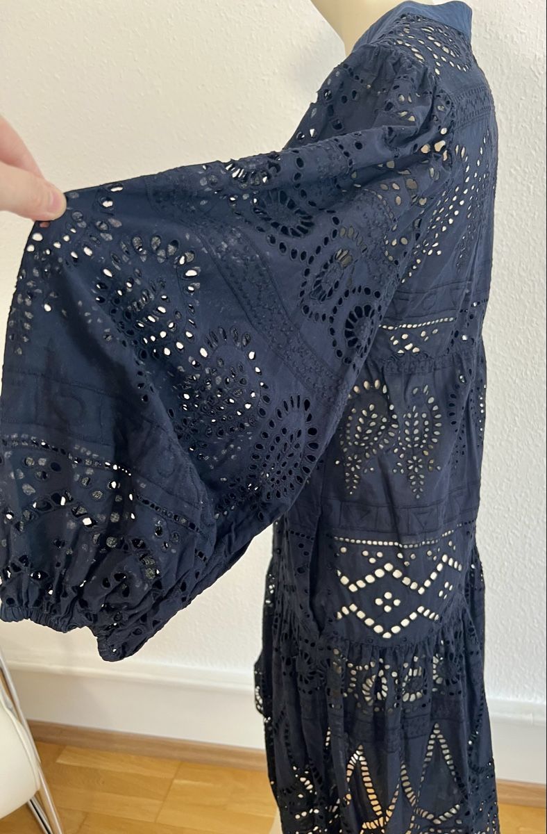 Vestiti: ANGOOR schwarzes Kleid Gr 36 Baumwolle  – Usato da Basel venduto da Bettybooo 2