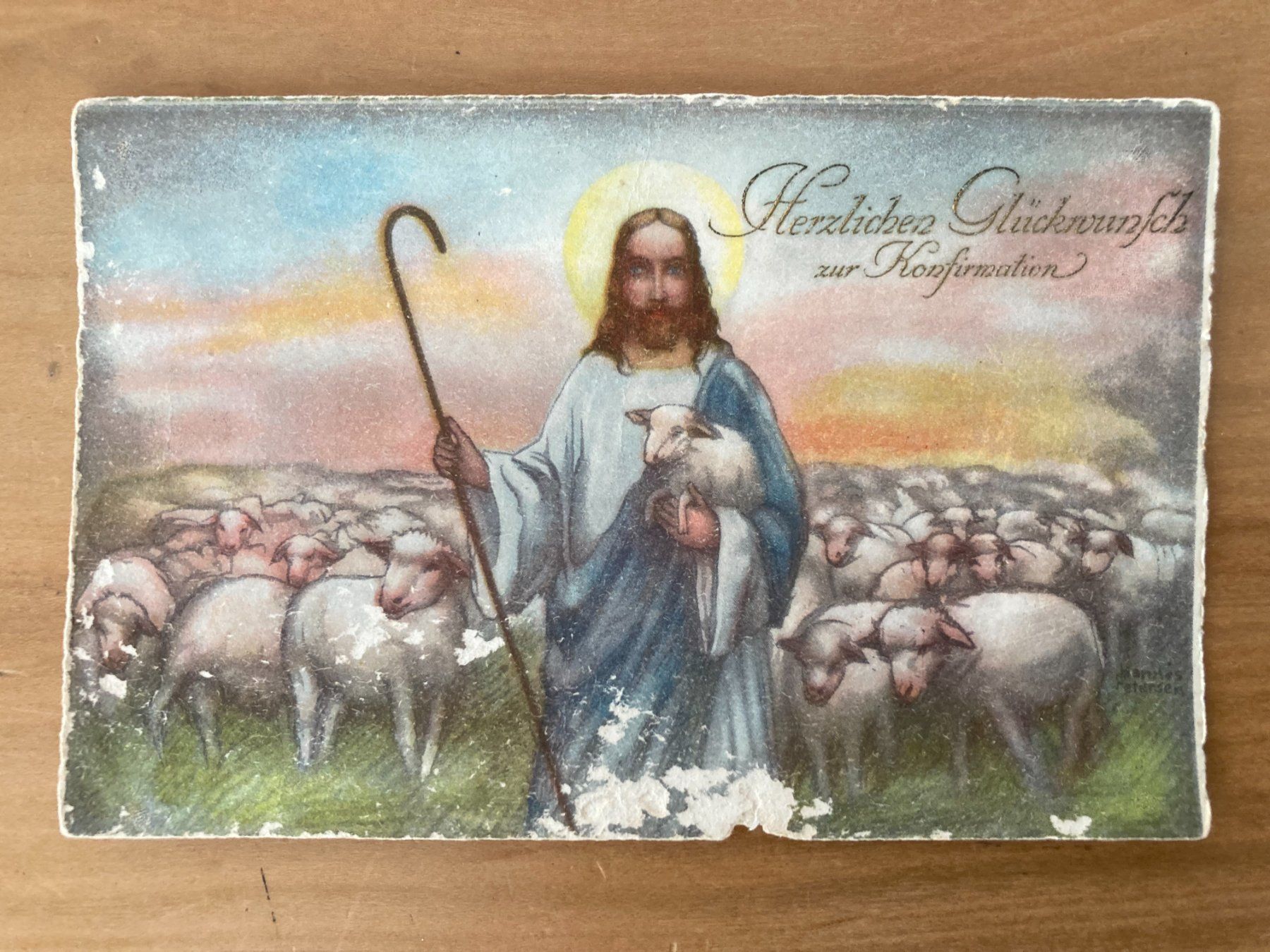 Cartoline: antike Konfirmationskarte – Usato da Subingen venduto da ArtBead