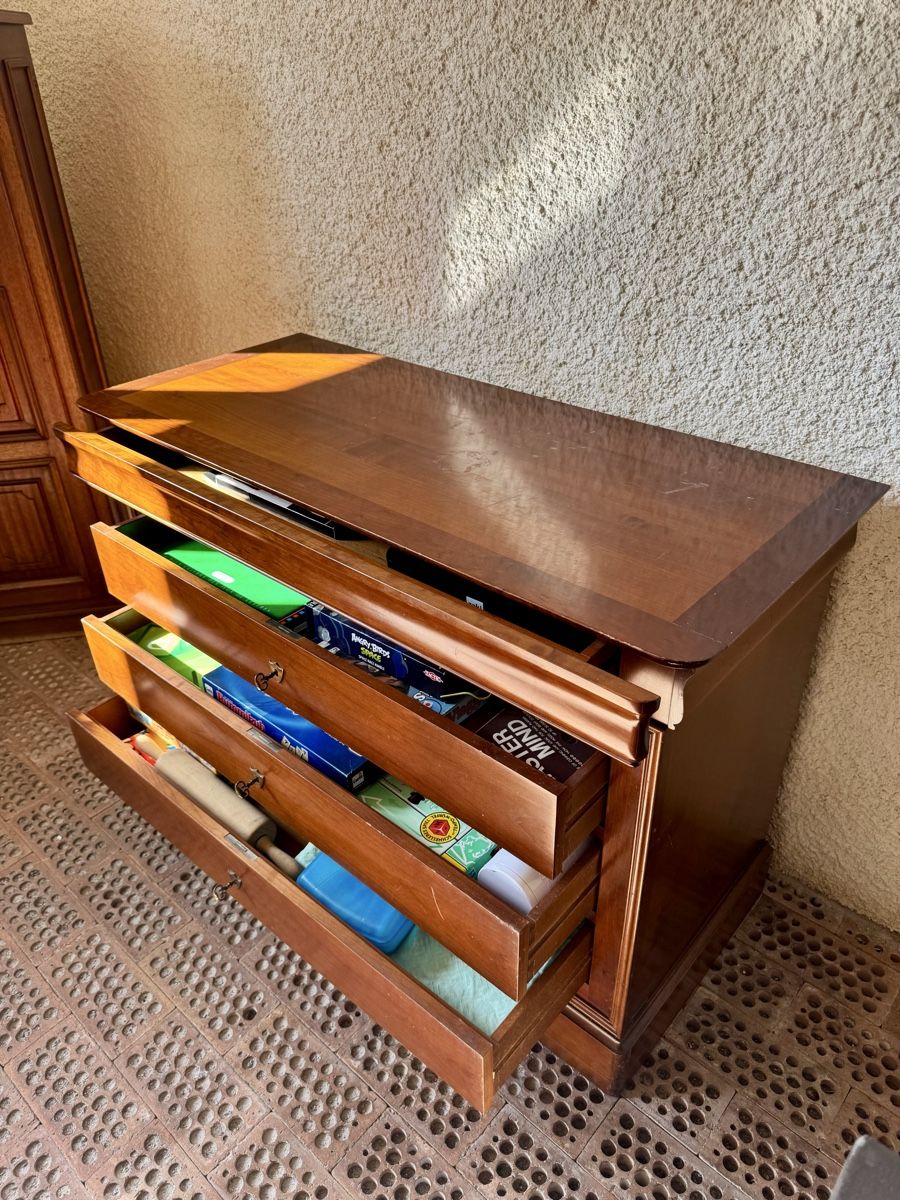 Cassettiere: Commode en merisier Vintage meuble "Grange" – Usato da Fully venduto da Gaga1990 7