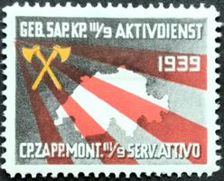 Soldatenmarke 2.WK, Gebirgs Sappeur Kp III/9, Wi Sap 42