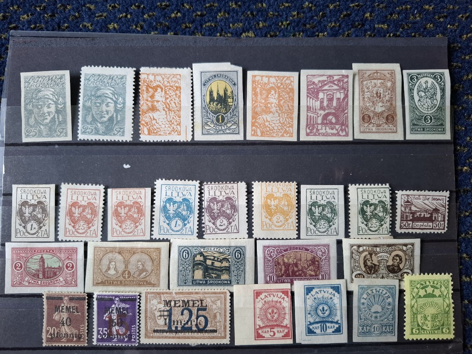 Tous les timbres: timbres pays baltes – Neuf (Voir description) à Onex par lmarconi
