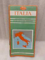 Mappa stradale Italia - Carta turistica vintage 1988