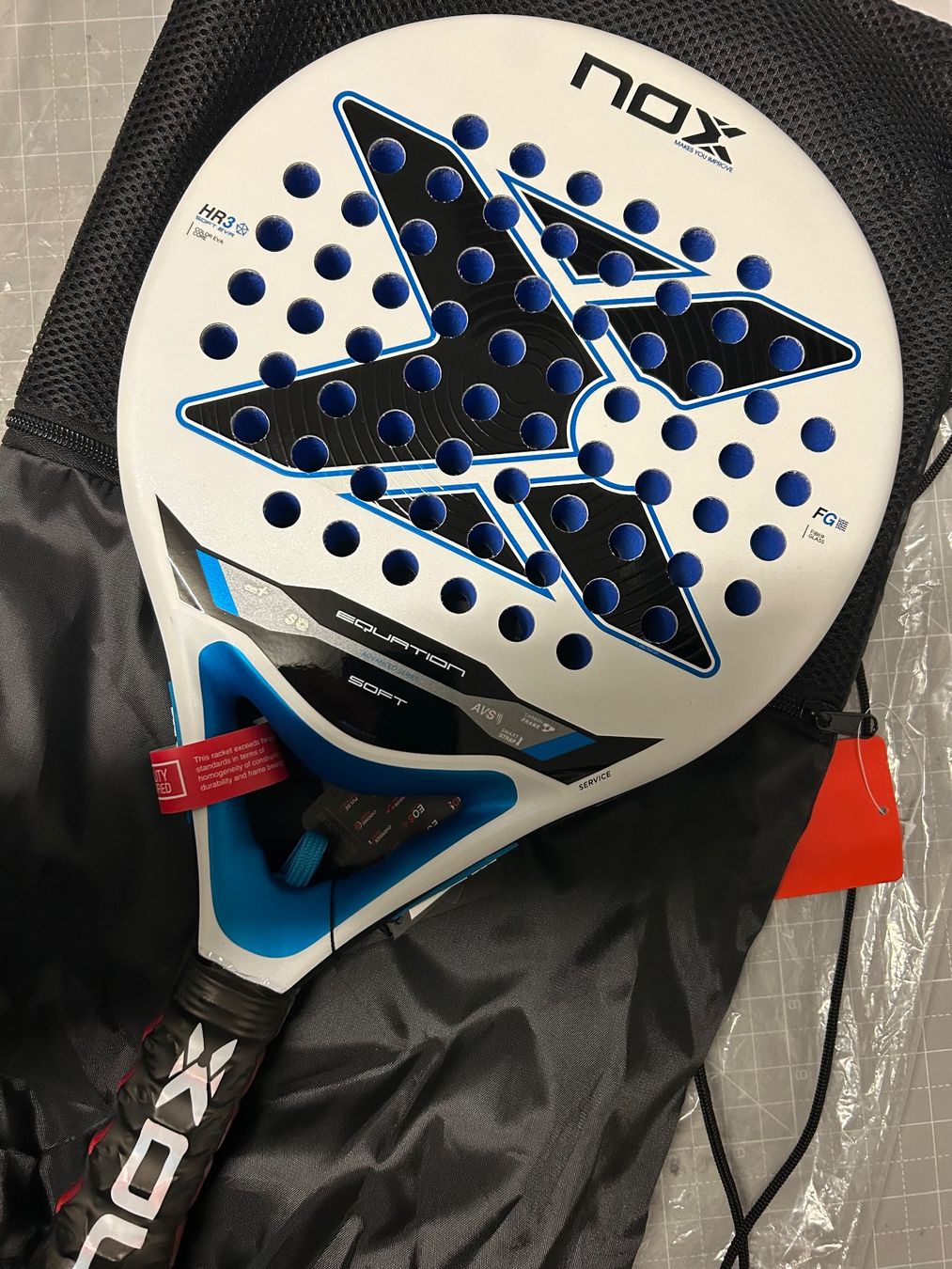 Schläger: NOX Equation Soft Advanced 2026 - neuer Padelschläger! – Gebraucht aus Winterthur von PalarPinoPadel
