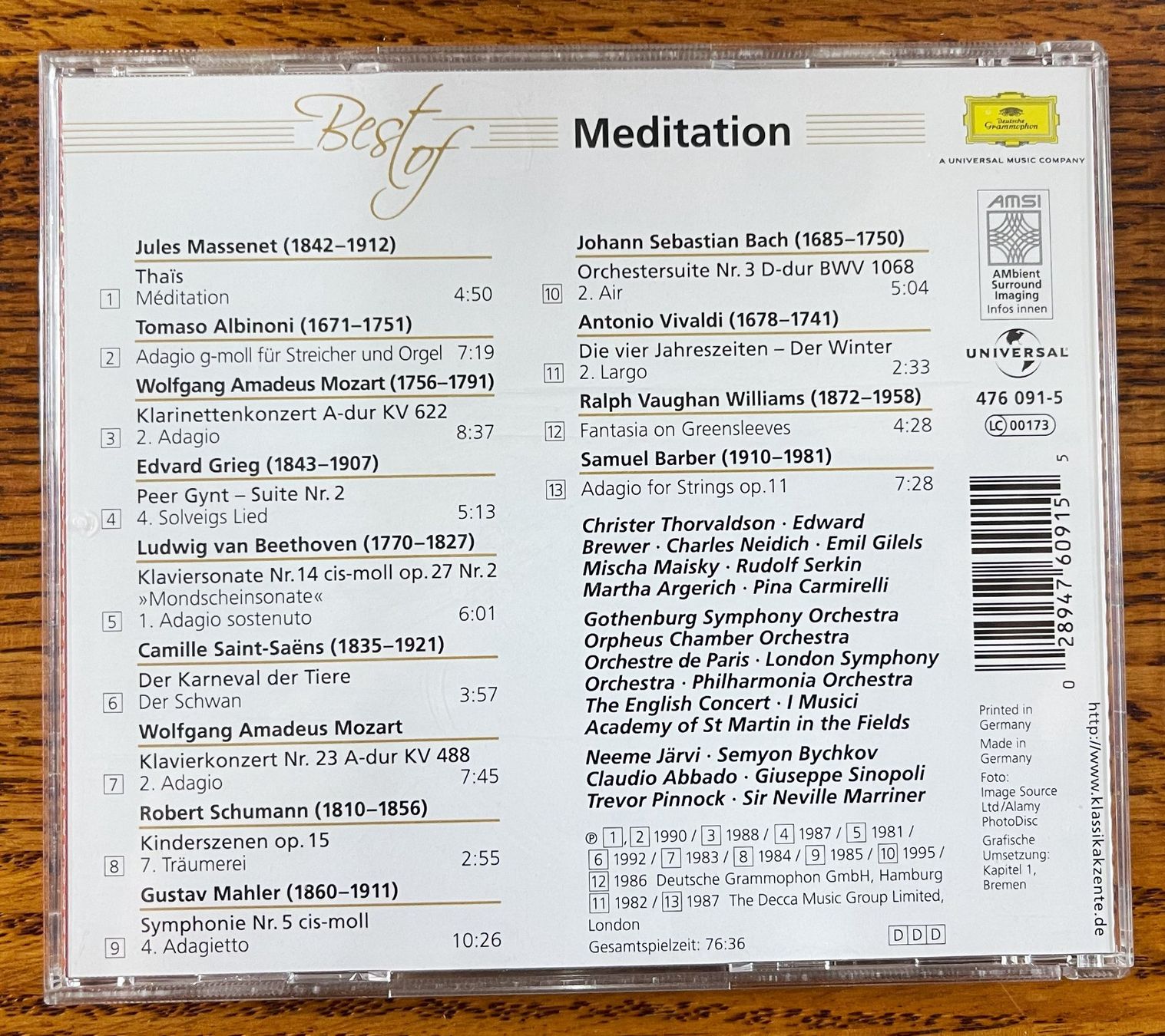 CD: Best Of Meditation CD – Usato da Oftringen venduto da Vucki 1