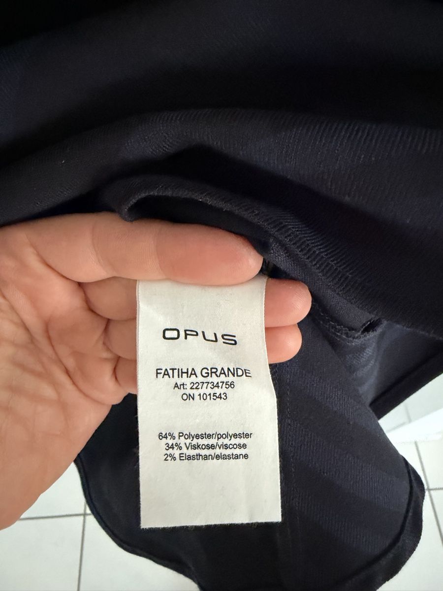 T-shirt: Opus Damen Sweatshirt blau kariert – Nuovo (secondo la descrizione) da Laupen BE venduto da Lisafurby 3