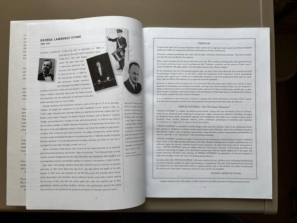 Libri: STICK CONTROL von George Lawrence Stone – Usato da Spreitenbach venduto da Hemingway69 1
