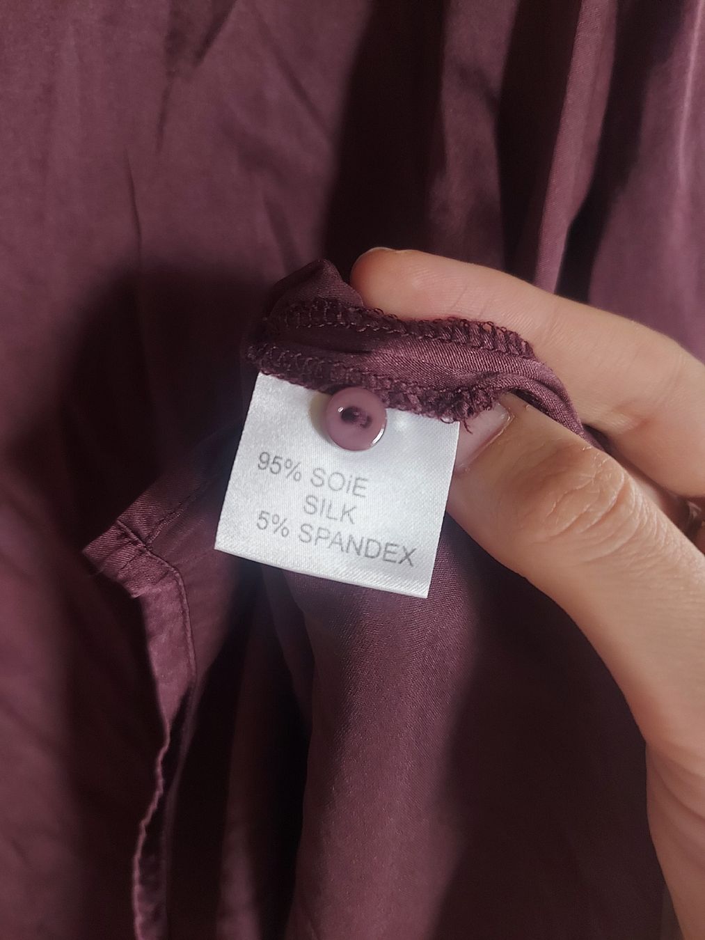 Camicette: Chemisier en soie - Taille S/M – Usato da Lausanne venduto da Super-cerise 3