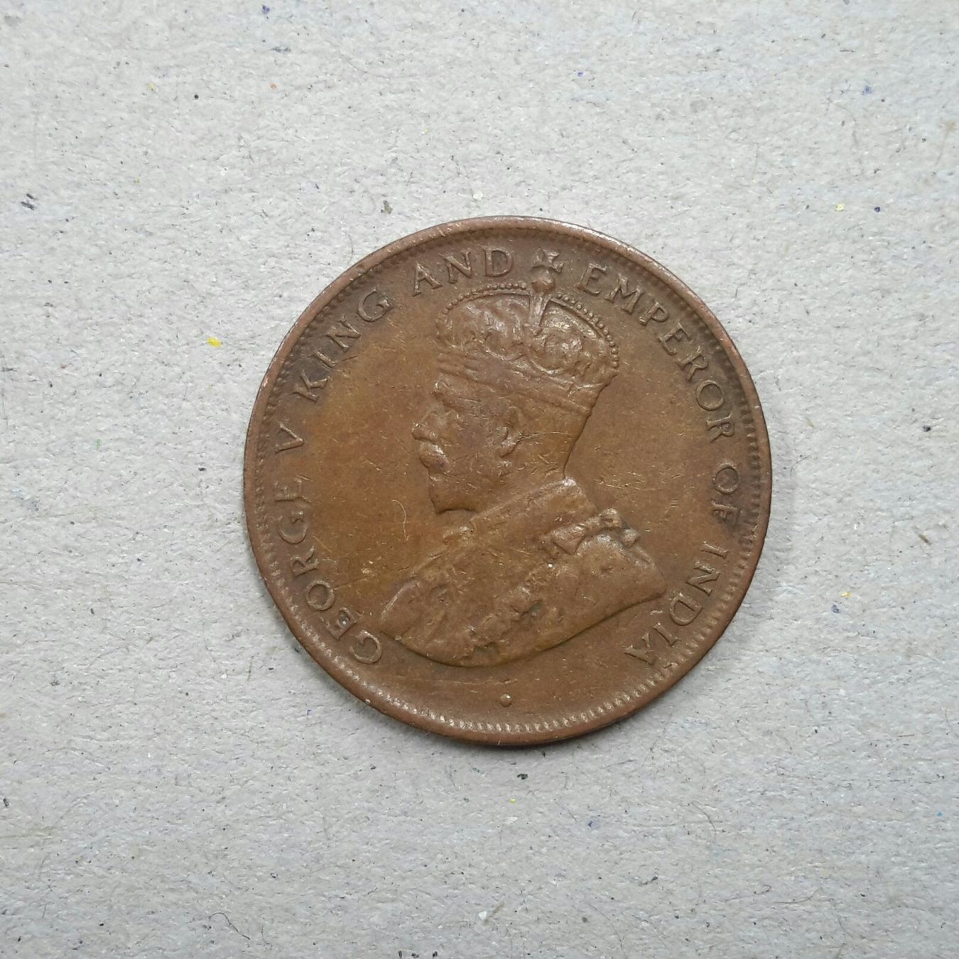 Tutti le monete: Ceylon , 1 Cent , 1914 , George V . – Usato da Burgdorf venduto da Olli.34