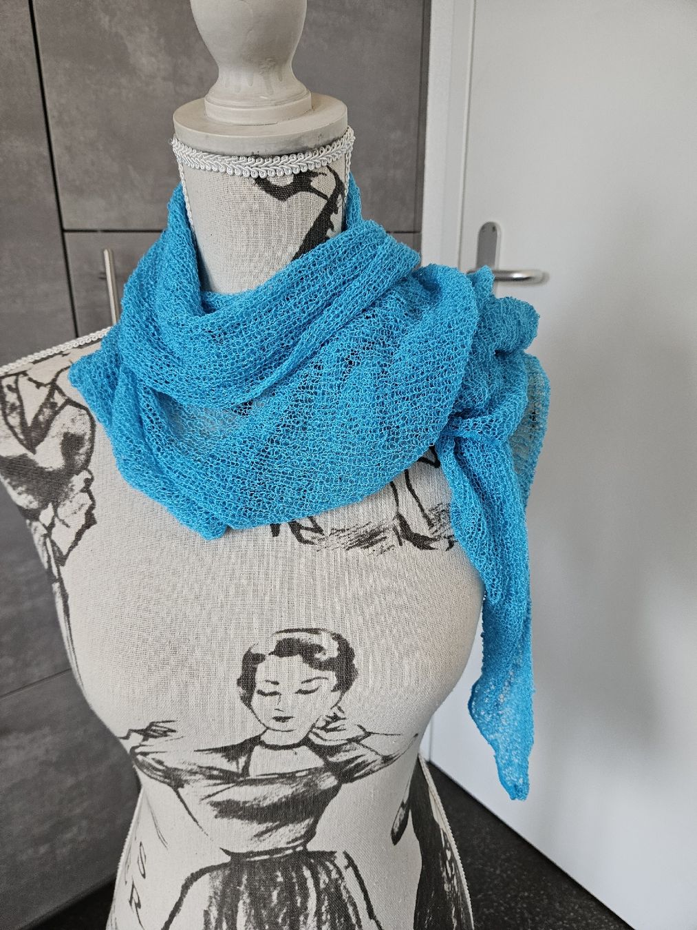 Foulards, Tücher & Schals: Top Türkis Sommer Boho Schal Jupe – Neu (gemäss Beschreibung) aus Anwil von tamoos 3