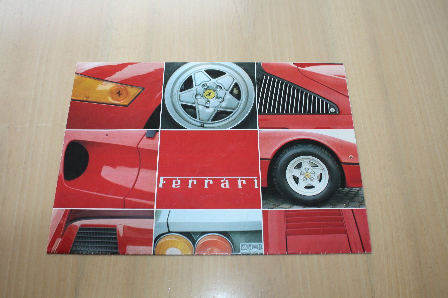 Ferrari Dokumente: Ferrari Auto Becker Prospekt 1980 – Gebraucht aus Wikon von erwin400
