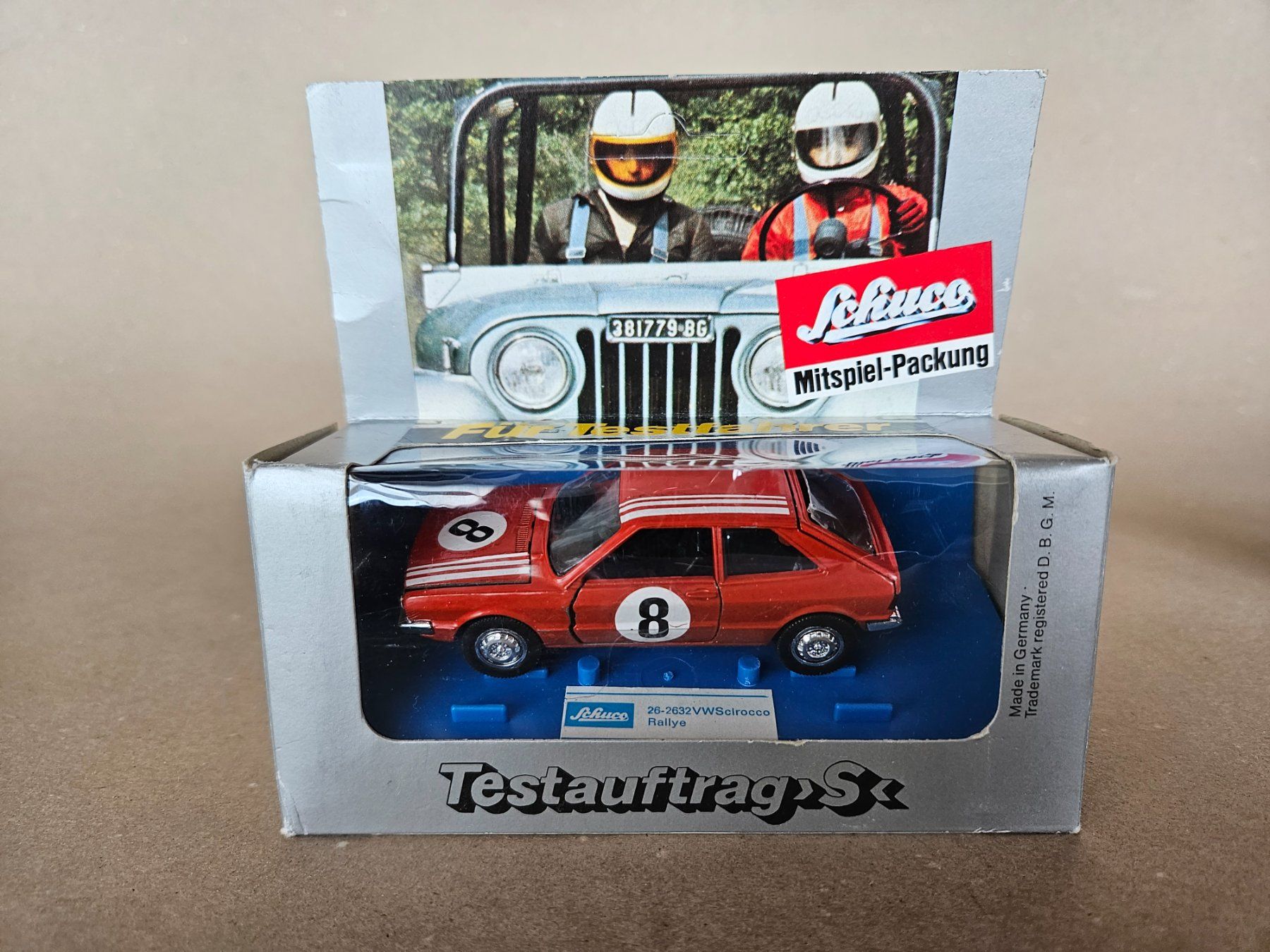 Schuco Modellautos: Schuco VW- Scirocco Rallye Modellauto 2632 – Gebraucht aus Wisen SO von  2