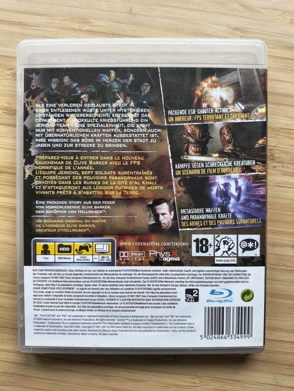 Giochi: Clive Barker's Jericho (PS 3) – Usato da Riedholz venduto da ste_96cd 1