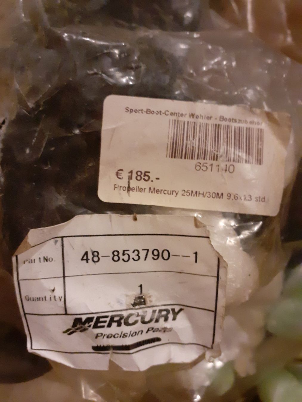 Mercury Boote: Bootspropeller – Neu (gemäss Beschreibung) aus Zürich von Crocuda 1