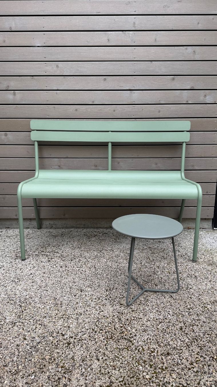 Fermob Bank Luxembourg Kaktus mit Cocotte Hocker Rosmarin (Gebraucht) in  Biel-Benken BL fr CHF 400  nur Abholung auf Ricardo kaufen