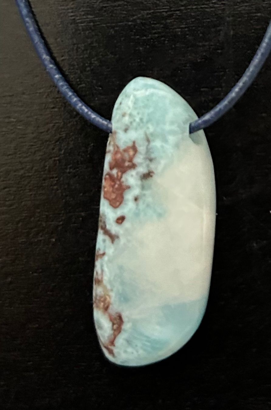 Ciondoli: Larimar Anhänger 4 x 1.8 cm – Nuovo (secondo la descrizione) da Widnau venduto da dan_hrm2