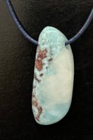 Larimar Anhänger 4 x 1.8 cm