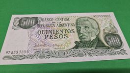 500 Argentinische Pesos Geldschein - NEU