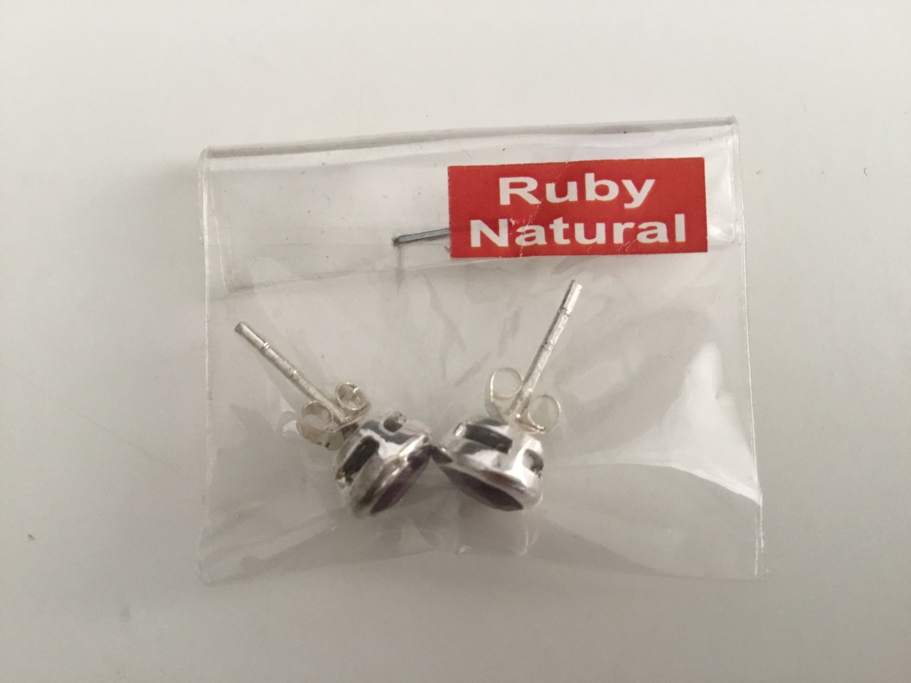 Orecchini pendenti & Orecchini a lobo: Ohrstecker Rubin in Silber 925 – Nuovo e nell'imballaggio originale da Doppleschwand venduto da Fortuna5859 2