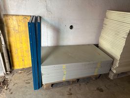 Lagerregal, Fachbodenregal mit 80cm Tiefe 300cm lang + 120cm